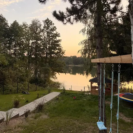 Mazurski Dom Nad Jeziorem Z Prywatna Plaza I Sauna