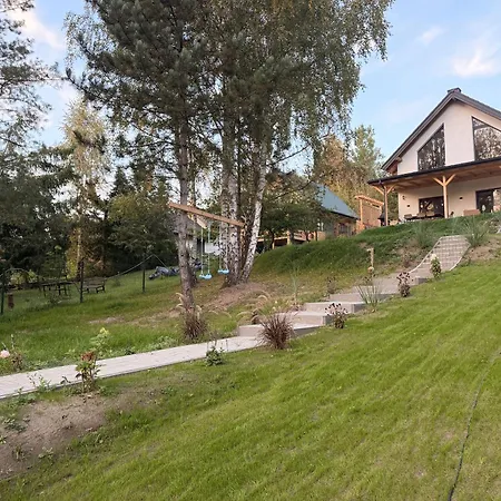 Mazurski Dom Nad Jeziorem Z Prywatna Plaza I Sauna *