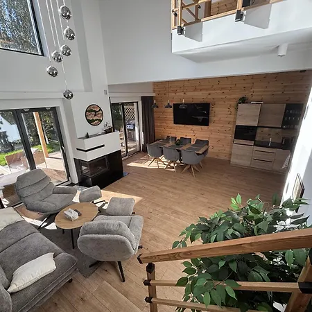 Villa Mazurski Dom Nad Jeziorem Z Prywatna Plaza I Sauna Szczytno (Warmian-Masurian)